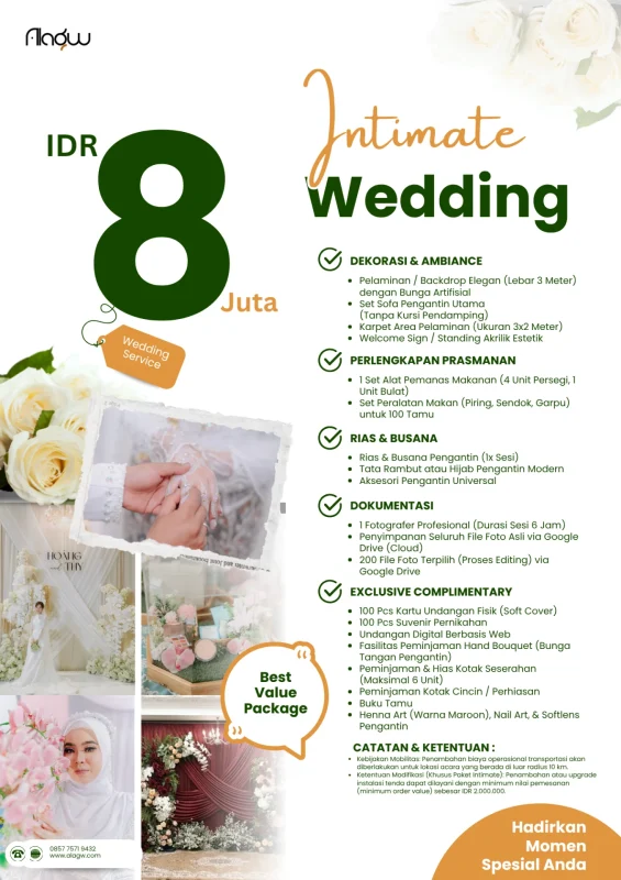Intimate Wedding Package